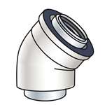 Cndnsng 90 Degree Vent Pipe EXT
