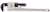 12 Aluminum Straight Pipe Wrench 812
