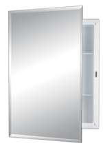 16 X 22 REC 1 Door Frameless Medicine Cabinet