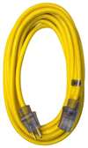 12/3 25 feet SJTW EXT Cord Lgtd Ye