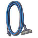 12/3 50 feet Sjeow 3 Way Power Blck Blu/Ora