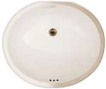 X 18 X 15 Vitreous China Undercounter Lavatory Biscuit