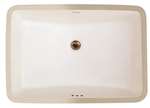 X 21X14 Vitreous China Undercounter Lavatory Biscuit