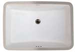 X 21X14 Vitreous China Undercounter Lavatory White