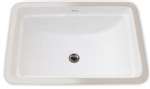 X 18 X 12 Vitreous China Undercounter Lavatory White