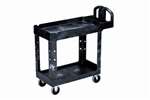 Heavy Dyty Utl CART 2 Shelf BLAC