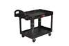 Heavy Duty Utl CART 2 Shelf BLAC