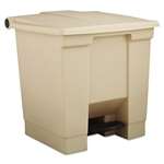 8G Square Step On Trsh Container Beige
