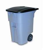50 Gallon Brute Rollout Container Gray