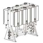 Lead Law Compliant 5 Unit EXT FS Rack LP