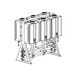 Lead Law Compliant 6 Unit INT FS Rack NG