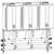 Lead Law Compliant 3 Unit INT Wall Mount Rack LP