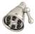 Ccy 2 GPM Adjustable Showerhead 6 JET Satin Nickel