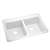 33 X 22 Four Hole Double Bowl Sink Vikrell White
