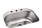 26.4X20.4X9 D-bowl Sink