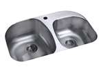 31.5X20.5X9 Offset H/L Sink