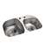 31.5X20.5X9 Offset H/L Sink
