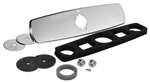 Trim Plate Polished Chrome Brass