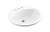 19 Round 4 Vitreous China Lavatory Modesto White