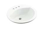 19 Round 4 Vitreous China Lavatory Modesto White