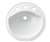 19 Round 8 Vitreous China Lavatory Modesto White