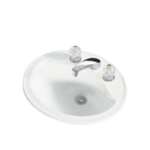 20 X 17 8 Vitreous China Lavatory Sanibel White