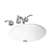 17 X 15 0 Hole Vitreous China Undercounter Lavatory Wescott White