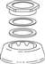 F5 3/4 Slip JT Gasket