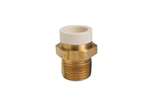Lead Law Compliant Not Certified 1/2 MIP X 1/2 CPVC Socket Copper Adapter