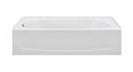 60 X 30 Left Hand Bath Performa Only White
