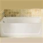 60 X 32 Left Hand Vikrell Bath Ensemble White