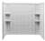 32 Tile Wall Set Ensemble White