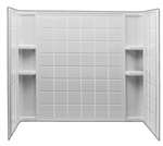 32 Tile Wall Set Ensemble White