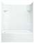60 X 30 Left Hand Vikrell Tile Tub and Shower *accord White
