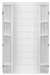 42 Ensemble Shower Tile Back Wall White