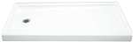 60 X 30 Shower Receptor Left Hand Ensemble White