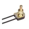 6 Brass FIN Push On/Off Switch