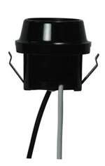 Medium Base Phenolic Socket With Clip
