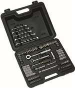 Set DR SKT 1/4 + 3/8 DR 75 PC