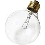 25 Watts G25 Medium Clear 130 Volts Lamp