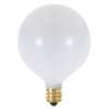 40 Watts G16-1/2 Candelabra White 130 Volts Lamp
