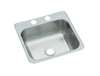 15 X 15 One Hole Stainless Steel Bar Sink