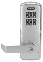 Keypad Lckset MANU Programmable Co-100 Series Satin Chrome