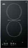 115 Volts 2 Burner Glass Cooktop