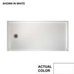 30 X 60 ADA Left Hand Shower FLR White