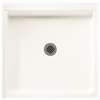 36 X 36 Double THOLD Shower FLR White