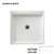 36 X 36 Single THOLD Shower FLR White