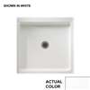 36 X 36 Single THOLD Shower FLR White