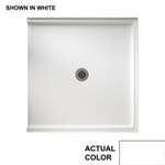 37X38 TRANS Shower FLR White