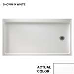 32 X 60 RTRFT Left Hand Shower FLR White